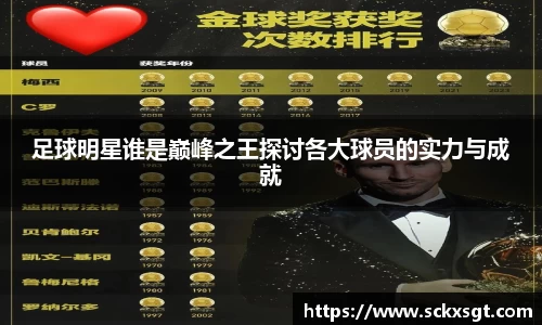 足球明星谁是巅峰之王探讨各大球员的实力与成就